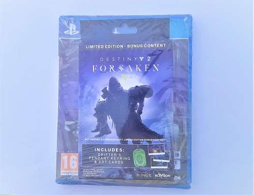 DESTINY 2 FORSAKEN LEGENDARY COLLECTION LIMITED EDITION BONUS CONTENT - NEW & SEALED    (PS4)   -