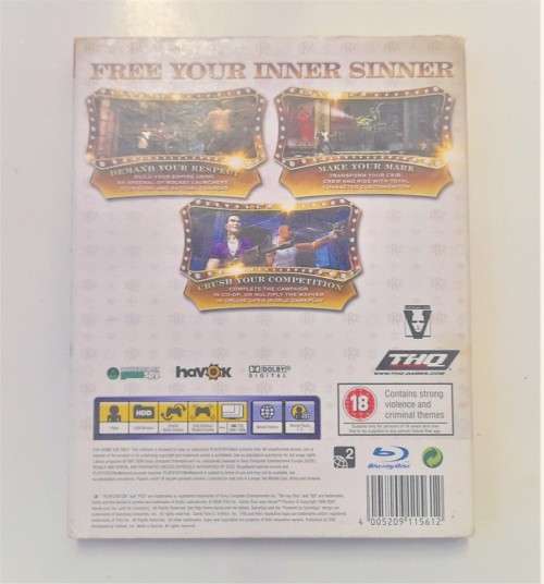 SAINTS ROW 2 (PS3)  -  Good condition   - ( Still in cardboard   sleeve )