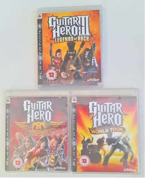 PS3 GUITAR HERO BUNDLE   (PS3)  -  Good condition !!!  -  SAME DAY SHIPPING !!! DEAL 205