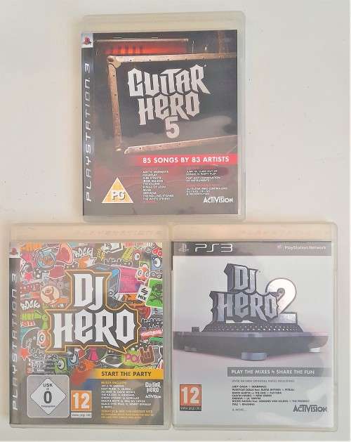 PS3 MIX ROCK MUSIC COMBO   (PS3)  -  Good condition !!!  -  SAME DAY SHIPPING !!! DEAL 210