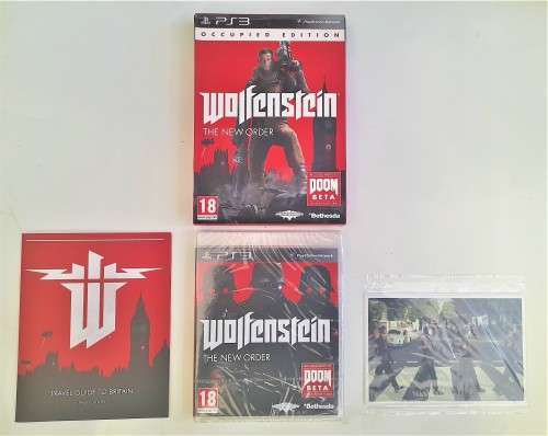 WOLFENSTEIN THE NEW ORDER OCCUPIED EDITION (PS3)  -  Good condition !!!  -   SAME DAY SHIPPING
