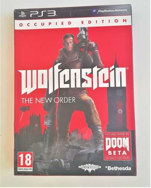 WOLFENSTEIN THE NEW ORDER OCCUPIED EDITION (PS3)  -  Good condition !!!  -   SAME DAY SHIPPING