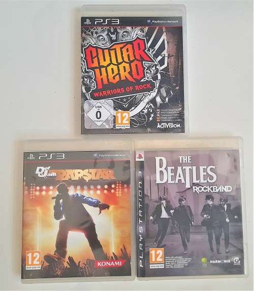PS3  MIX GAME ROCK  COMBO  (PS3)  -  Good condition !!!  -  SAME DAY SHIPPING !!! DEAL 228