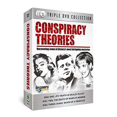 CONSPIRACY THEORIES TRIPLE DVD COLLECTION  DVD  -  Good condition !!!!   -  SAME DAY SHIPPING !!!