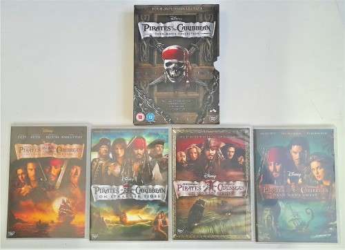 Pirates of the Caribbean Four Movie Collection  DVD