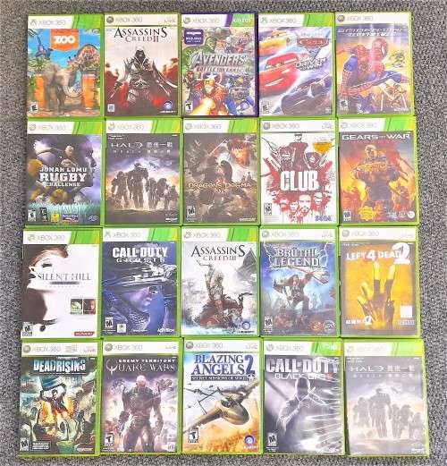 XBOX 360 20 GAME BULK COMBO SALE   -  Good Condition!!!   -  NTSC COMBO - Pls read description