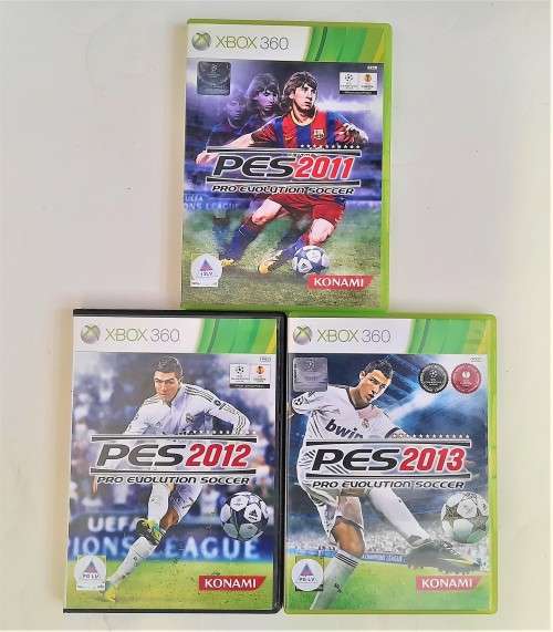 XBOX 360 3 GAME PES SOCCER COMBO (XBOX 360)    -    Good condition!! - DEAL 506