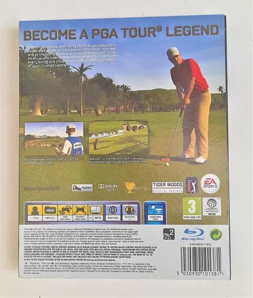 TIGER WOODS PGA TOUR 12 COLLECTOTRS EDITION    (PS3)  -  Good condition !!!!