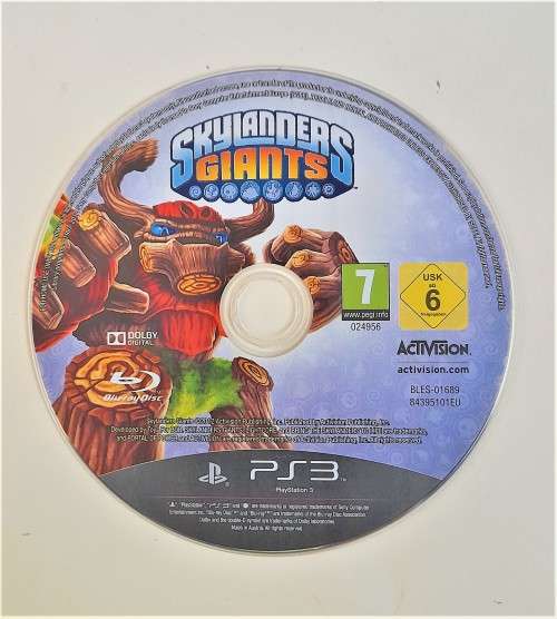 SKYLANDERS GIANTS   (  PS3  ) -  Good condition !!  - SAME DAY SHIPPING  !!!