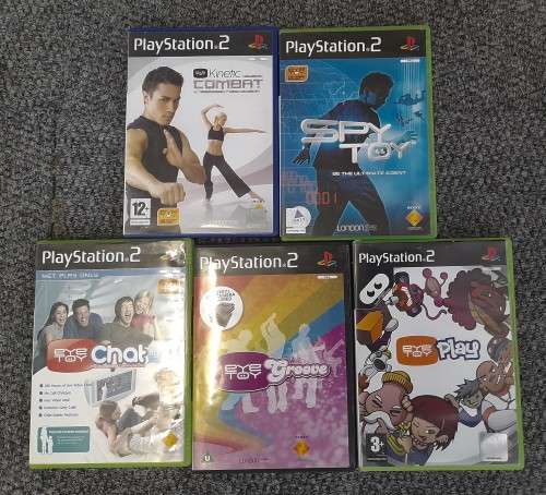 PS2 5 X EYE TOY MIX  DEAL -     STOCK CLEARANCE SALE -   DEAL P9