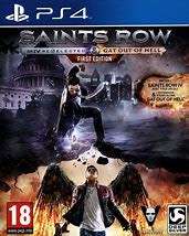 SAINTS ROW I - ELECTED & GAT OUT OF HELL FIRST EDITION    (PS4)  - Good condition!!