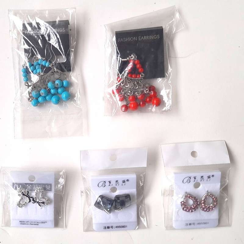 Costume Jewellery : 5 PIECE SET WOMEN EARRINGS -   DEAL 04