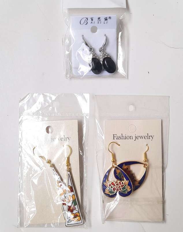 Costume Jewellery : 3 PIECE SET WOMEN EARRINGS -   DEAL 05