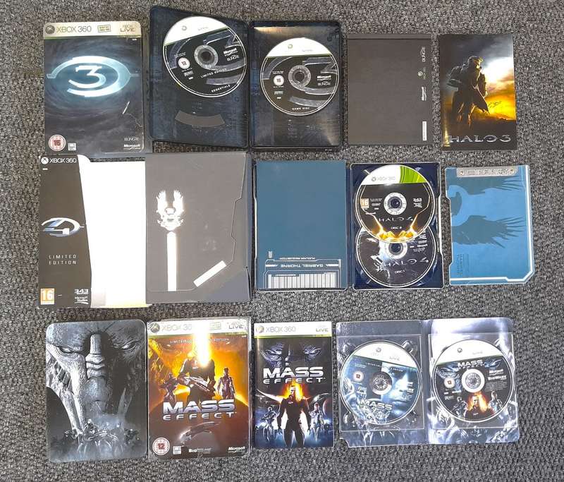 XBOX 360 3 X GAME LIMITED EDITION COLLECTORS BUNDLE XBOX 360   -   Good condition !!!