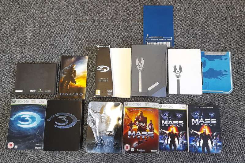 XBOX 360 3 X GAME LIMITED EDITION COLLECTORS BUNDLE XBOX 360   -   Good condition !!!