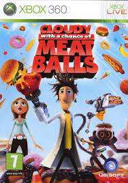 CLOUDY WITH A CHANCE OF MEATBALLS  ( XBOX 360 )    -   Good condition !!!  -   SAME DAY SHIPPING !!!