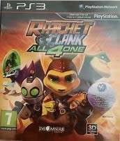 RATCHET & CLANK ALL 4 ONE   (PS3)  -    Good condition !!  -  SAME DAY SHIPPING !!!