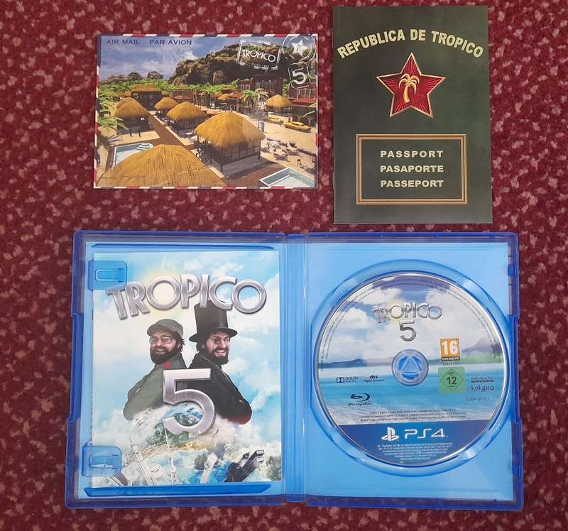 TROPICO 5      (PS4)     -      Good condition !!!!    -  SAME DAY SHIPPING  !!!
