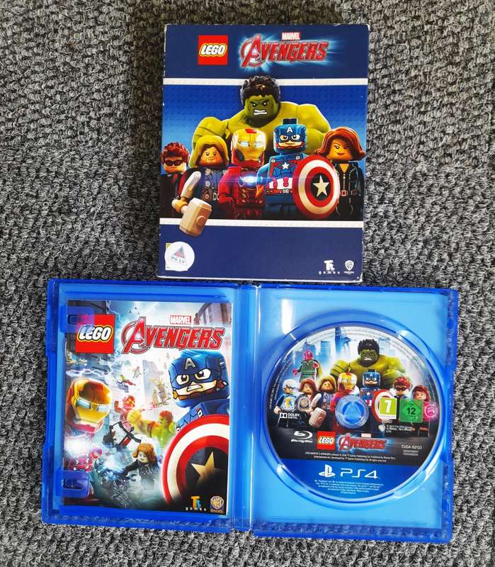 LEGO MARVEL AVENGERS  (PS4)  - Good condition !!!   -  SAME DAY SHIPPING !!! - in sleeve cardbord