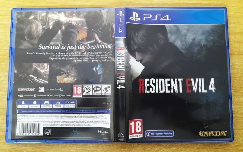 RESIDENT EVIL 4     (PS4)   -   Good condition !!!!   -  SAME DAY SHIPPING !!