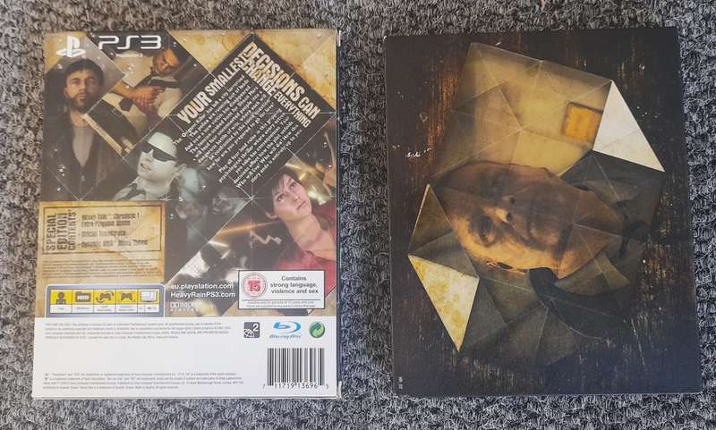 Heavy Rain Special Limited Collector`s   (PS3)    -    Good condition!!!   -    SAME DAY SHIPPING!!!