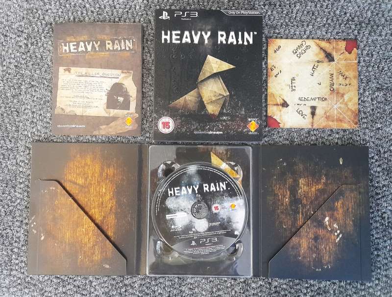 Heavy Rain Special Limited Collector`s   (PS3)    -    Good condition!!!   -    SAME DAY SHIPPING!!!