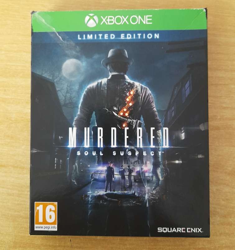 MURDERED SOUL SUSPECT LIMITED EDITION (XBOX ONE)  -    Good condition !!!  - SAME DAY SHIPPING !!