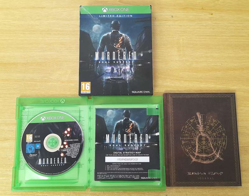 MURDERED SOUL SUSPECT LIMITED EDITION (XBOX ONE)  -    Good condition !!!  - SAME DAY SHIPPING !!