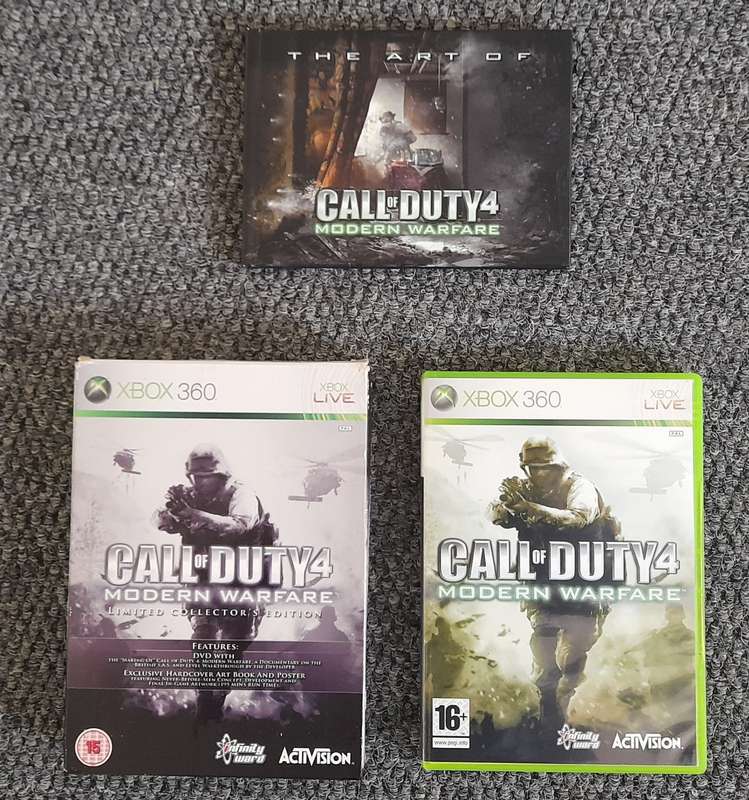 Call of Duty 4 Modern Warfare Limited Collectors Edition Xbox 360