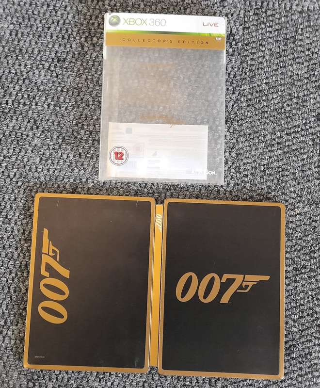 QUANTUM OF SOLACE 007 COLLECTORS EDITION   (Xbox 360)   -  Good condition !!  -  SAME DAY SHIPPING