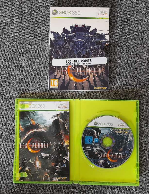 LOST PLANET 2    (Xbox 360)  -  Good condition !! - SAME DAY SHIPPING !!  - IN SLEEVE CARDBORD