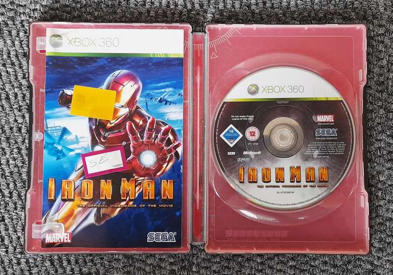 IRON MAN STEEL CASE    (Xbox 360)  -   Good condition !!!   -   SAME DAY SHIPPING !!!