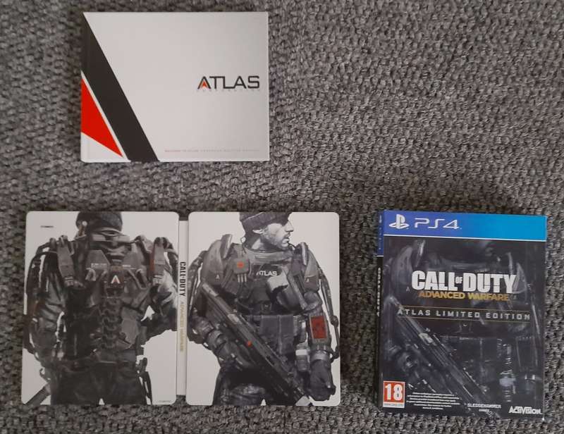 CALL OF DUTY ADVANCED WARFARE ATLAS LIMITED EDITION    (PS4) -  Good condition !!