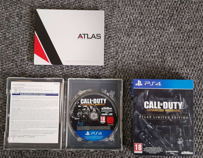CALL OF DUTY ADVANCED WARFARE ATLAS LIMITED EDITION    (PS4) -  Good condition !!