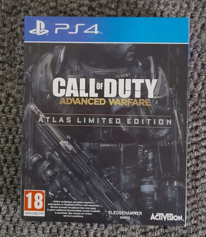 CALL OF DUTY ADVANCED WARFARE ATLAS LIMITED EDITION    (PS4) -  Good condition !!
