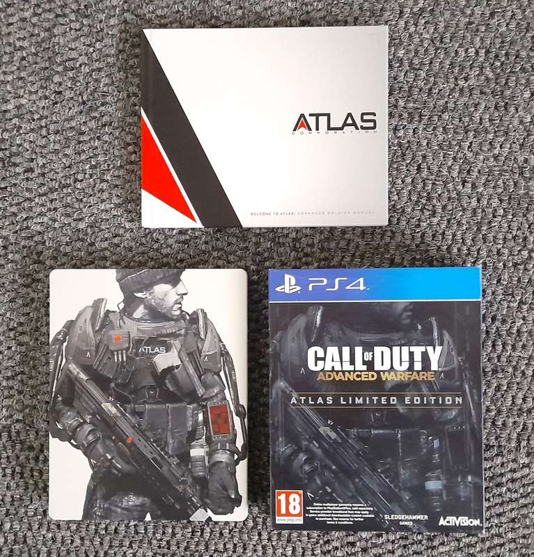 CALL OF DUTY ADVANCED WARFARE ATLAS LIMITED EDITION    (PS4) -  Good condition !!