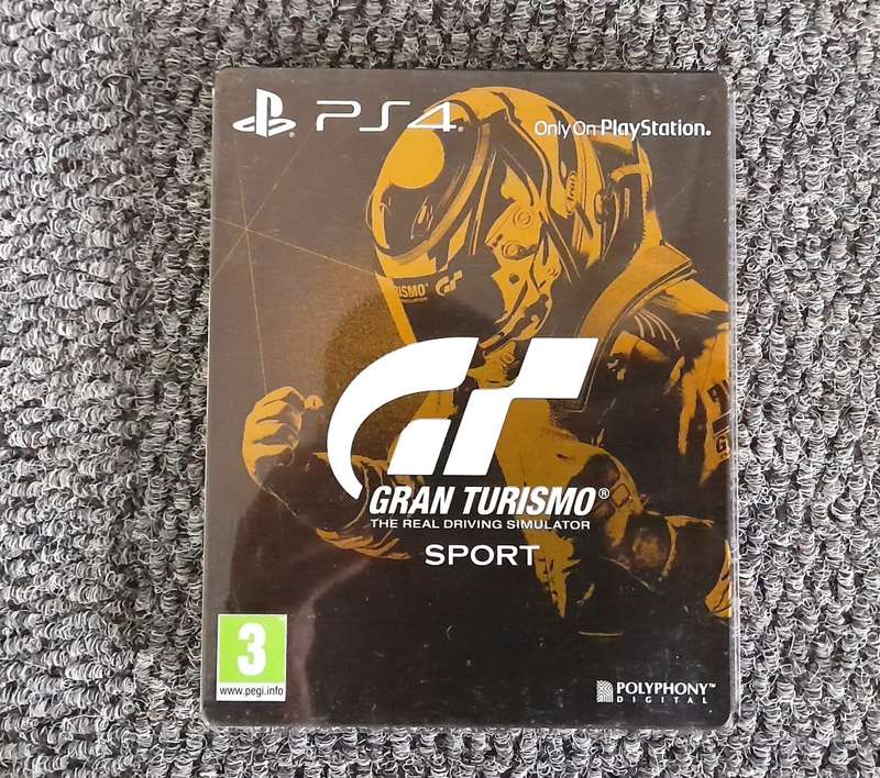 GRAN TURISMO SPORT STEELBOOK   (PS4)    -  Good condition !!!    -   SAME DAY SHIPPING !!!!