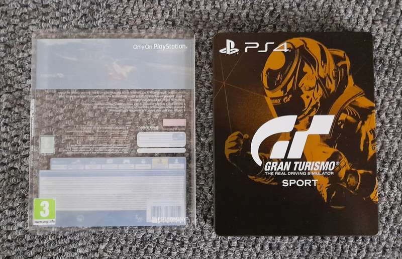 GRAN TURISMO SPORT STEELBOOK   (PS4)    -  Good condition !!!    -   SAME DAY SHIPPING !!!!