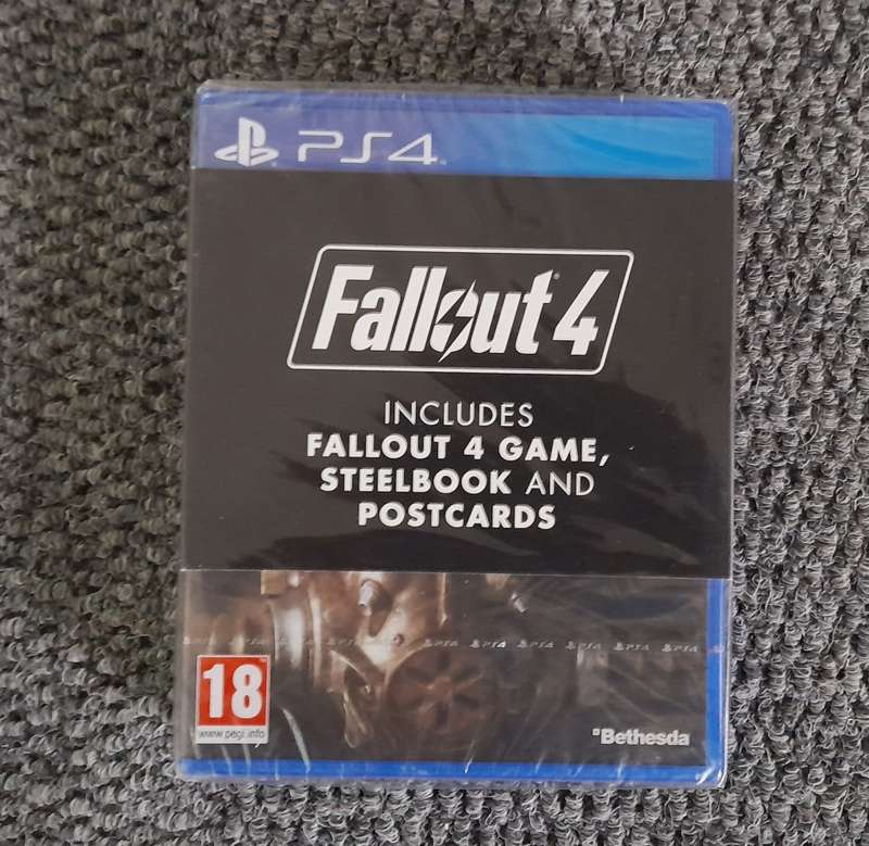 FALLOUT 4  STEELBOOK EDITION     (PS4)   -   NEW & FACTORY SEALED    -   SAME DAY SHIPPING !!!