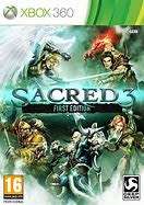 SACRED 3 FIRST EDITION    (Xbox 360)  -   Good condition !!!    -   SAME DAY SHIPPING
