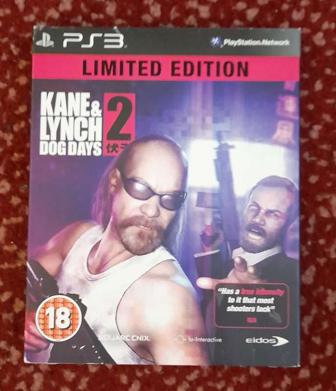 KANE & LYNCH 2 LIMITED EDITION  (PS3)   -   Good condition !!!   -     SAME DAY SHIPPING   !!!