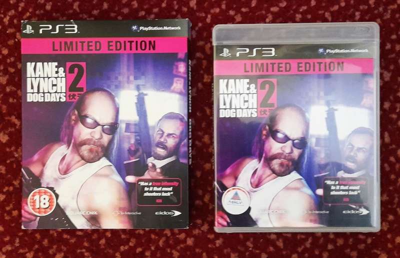 KANE & LYNCH 2 LIMITED EDITION  (PS3)   -   Good condition !!!   -     SAME DAY SHIPPING   !!!