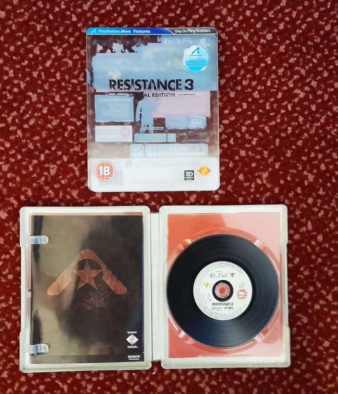 RESISTANCE 3   SPECIAL EDITION   (  PS3 )  -  Good condition !!!  -   IN PLASTIC SLEEVE