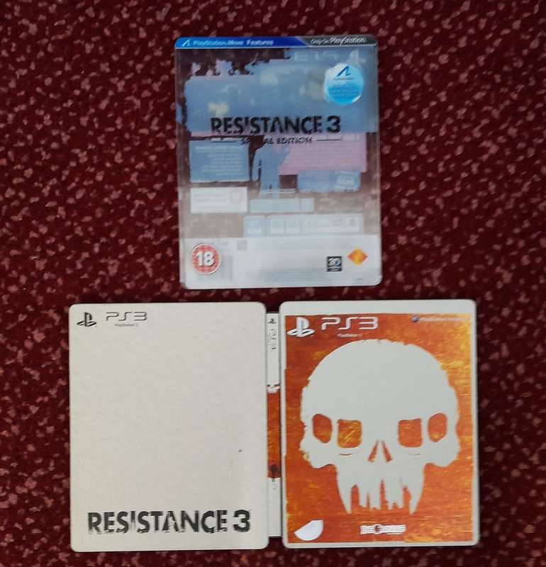 RESISTANCE 3   SPECIAL EDITION   (  PS3 )  -  Good condition !!!  -   IN PLASTIC SLEEVE