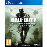 CALL OF DUTY MODERN WARFARE REMASTERED   (PS4)   -  Good condition !!! -  SAME DAY SHIPPING  !!!!