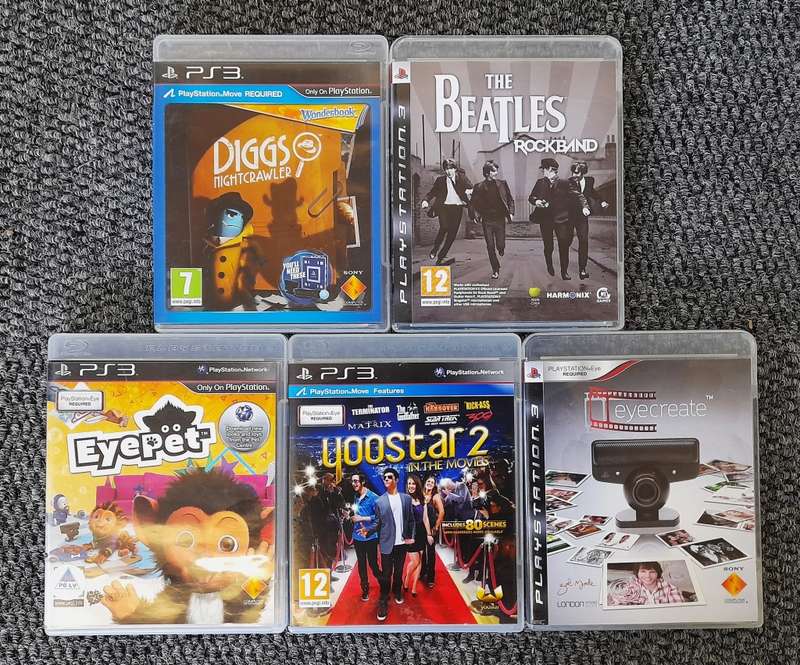PS3  ASSORTED 5 X  GAME BUNDLE  (PS3)  -  Good condition !!!  -  SAME DAY SHIPPING !!! DEAL 03