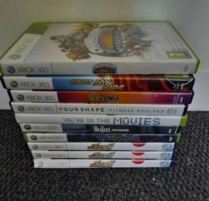 XBOX 360  ASSORTED 10 X  GAME BUNDLE ( XBOX 360)  -  Good condition  -  SAME DAY SHIPPING - DEAL 027