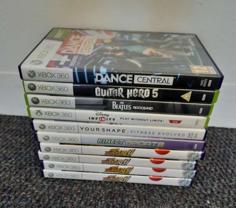 XBOX 360  MIX 10 X  GAME COMBO ( XBOX 360)  -  Good condition  -  SAME DAY SHIPPING - DEAL 028