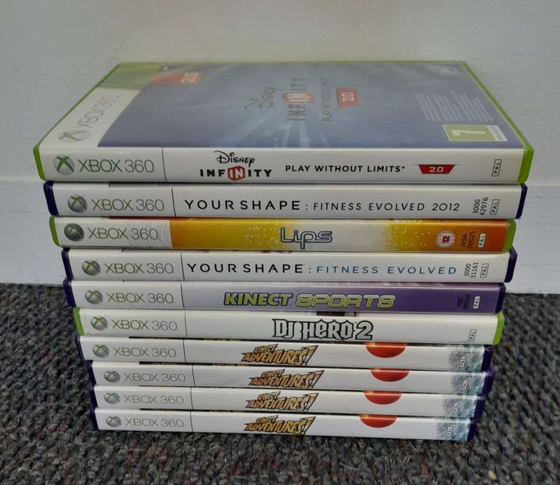 XBOX 360  MIX 10 X  GAME COMBO ( XBOX 360)  -  Good condition  -  SAME DAY SHIPPING - DEAL 029