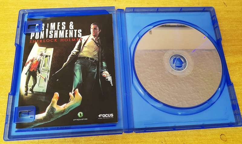 CRIMES & PUNISHMENTS SHERLOCK HOLMES  ( PS4 )   -  Good condition !!!  -  SAME DAY SHIPPING !!!